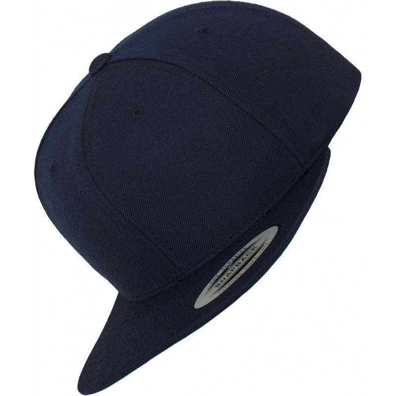 Flexfit Classic Snapback Kappe in Größe Farbe darknavy Einheitsgröße darknavy Mode